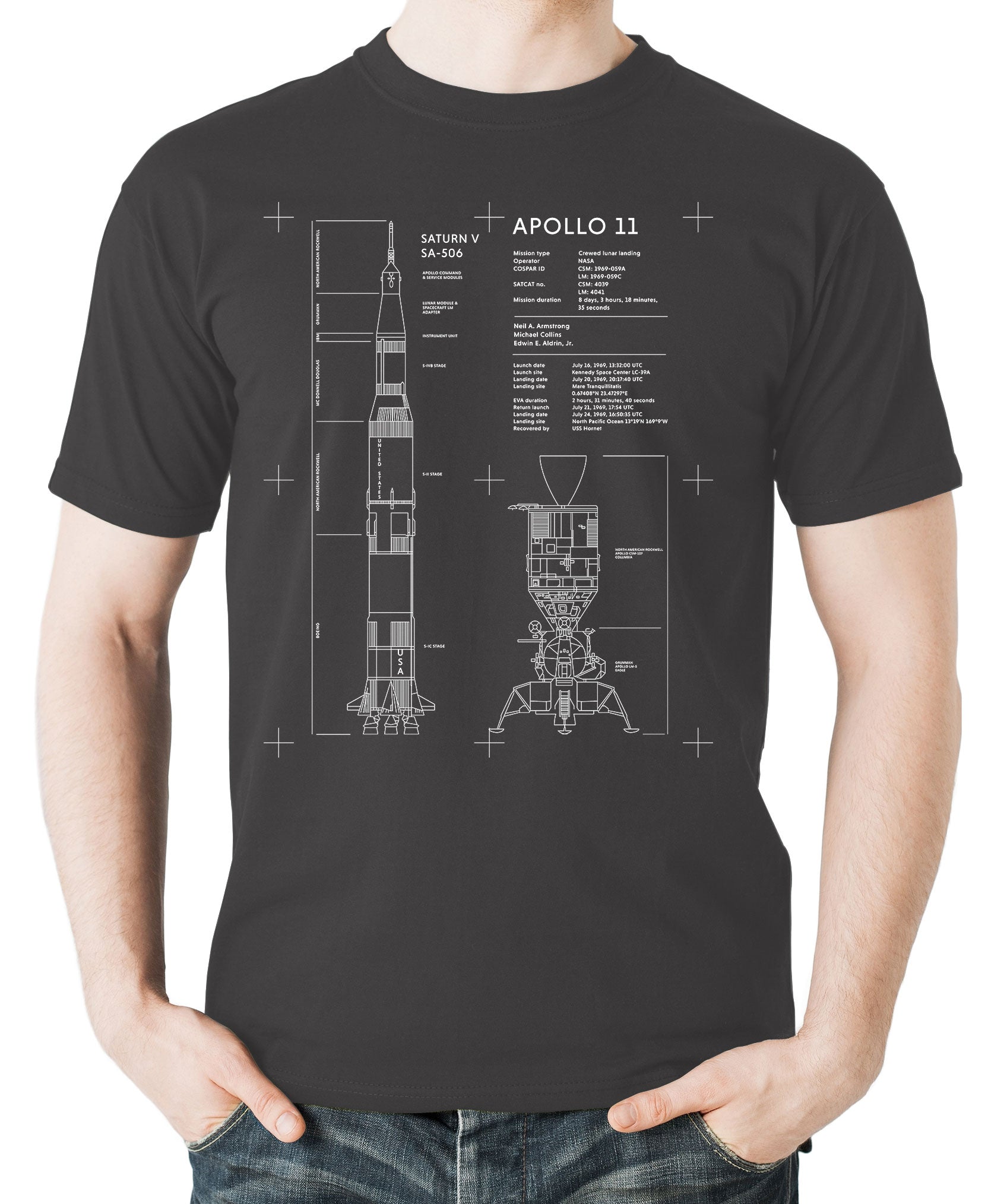 Apollo 11 Men's Cotton T-Shirt
