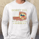 Donkey Pox The Disease Destroying America Men's Cotton Long Sleeve T-Shirt