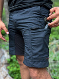 Tactical Lightweight Multi-Pocket Ripstop Stretch Shorts