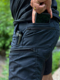 Tactical Lightweight Multi-Pocket Ripstop Stretch Shorts