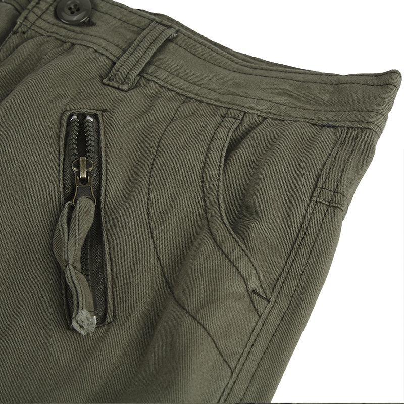 OUTDOOR POCKETS CARGO PANTS TACTICAL POLYESTER COTTON PANTS