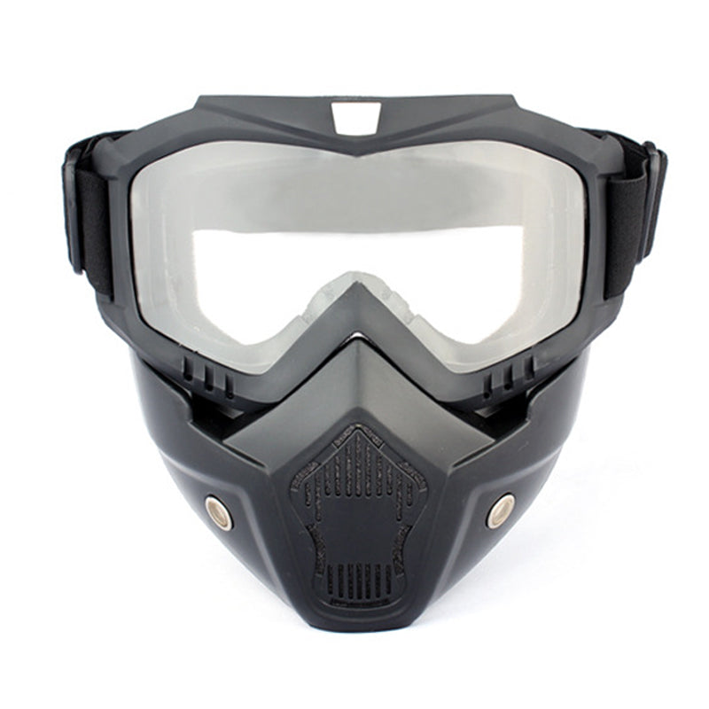 Multicolor Motorcycle Goggles Face Shield