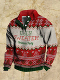 Men's Christmas UGLY Print Sweatshirt