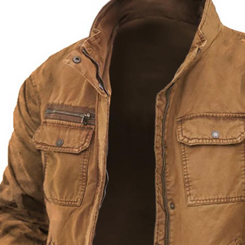 Men's Outdoor Retro Army Jacket