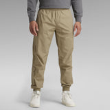 SOLID COLOR UNILATERAL POCKET CARGO PANTS