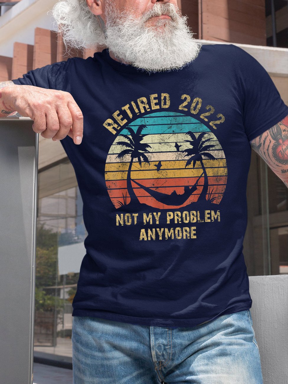 Retired 2022 round neck short sleeve cotton T-shirt