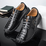 Men's Hand Sewing Cowhide Outdoor Non-slip Casual Shoes