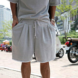 Men's Fashion Loose Short Sleeve T-shirt and Shorts Set