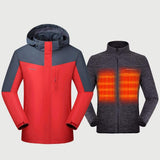 Men's Fleece Heated Vest 7.4V Lightweight Insulated Electric Vest (Battery Pack Excluded)