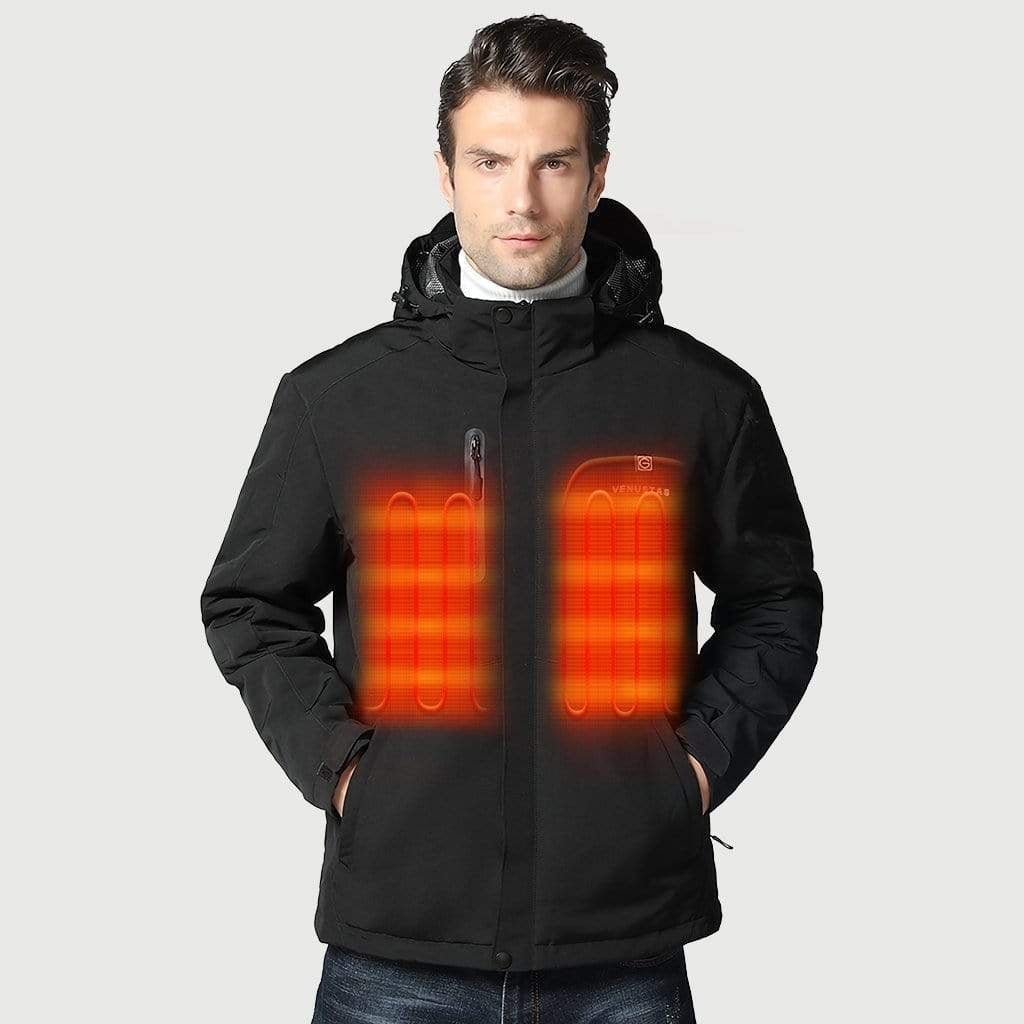Men's Heated Jacket 5V with Detachable Hood