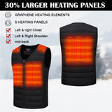 Men's Heated Vest with V-neck 7.4V